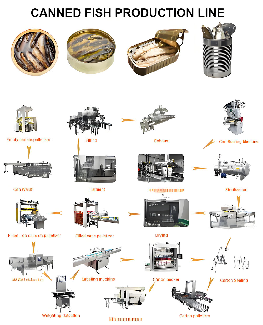 Automatic Sardine Canning Line Equipment (图1)